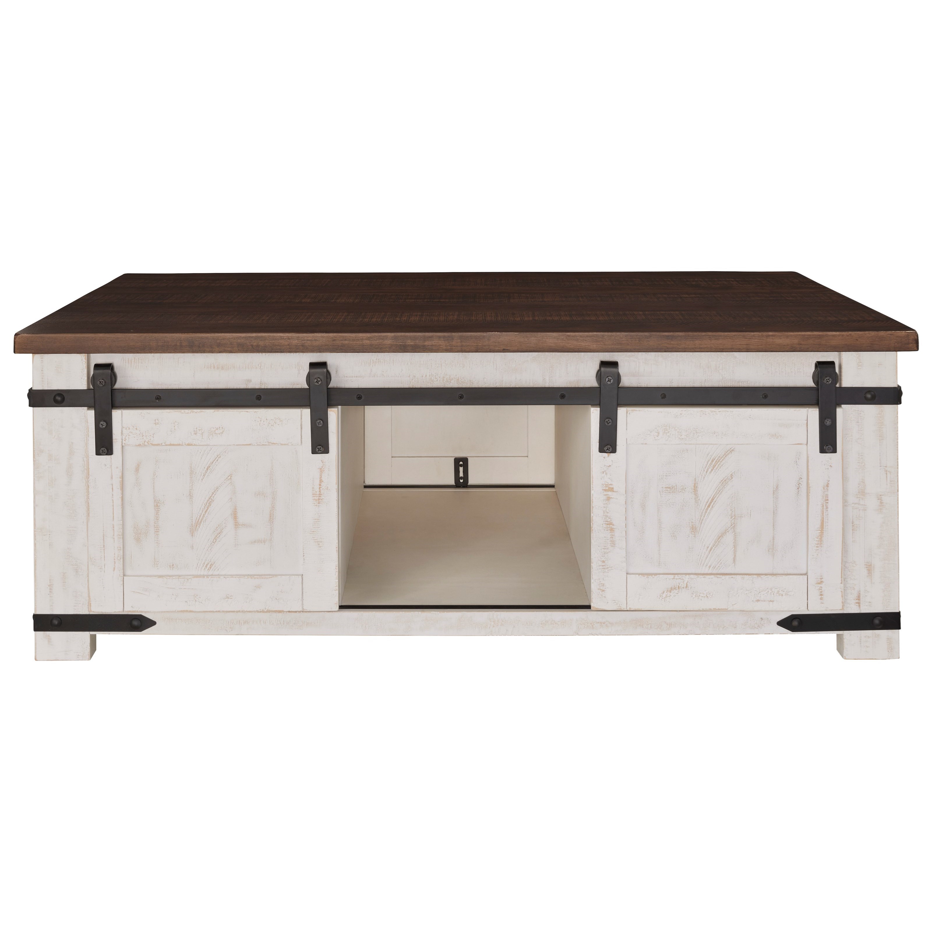 Signature Design by Ashley Wystfield T9691 Vintage White Finish Coffee